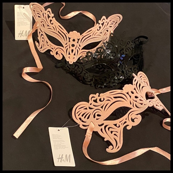 H&M pink masquerade mask - Picture 2 of 9